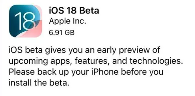 iOS18/iPadOS18beta1